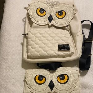 Loungefly Cream and Yellow Owl Backpack